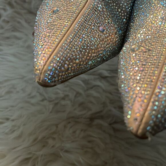 INC International Concepts Reisa 6 Bling Ankle Booties 7.5 - Picture 10 of 11